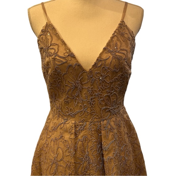 Calvin Klein Metallic-Embroidered A-Line Dress (or Fit & Flare Dress NWOT - Picture 2 of 10